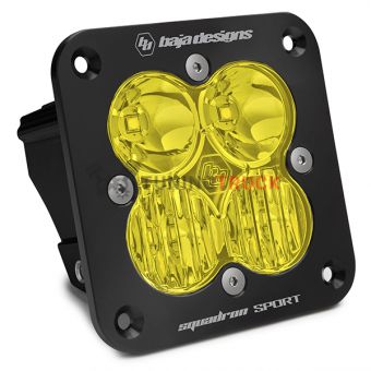 Врезная светодиодная фара (Driving/Combo)  янтарного свечения Squadron Sport