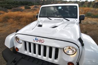 Капот  Airborne для JEEP JK 2007-2016, JKU - 2007-2016.