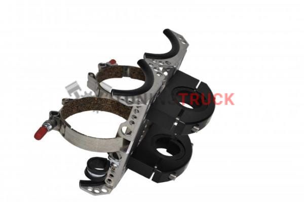 Кронштейн для двух баллонов (чёрный хомут)