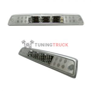 Dodge 94-01 RAM 1500 & 94-02 RAM 2500/3500 - Red LED 3rd Brake Light Kit w/ White LED Cargo Lights - Clear Lens