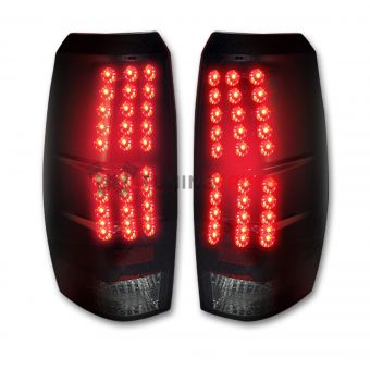 Chevy Avalanche 07-13 LED TAIL LIGHTS - Red Smoked Lens