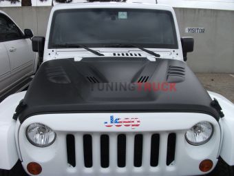 Капот  Airborne для JEEP JK 2007-2016, JKU - 2007-2016.