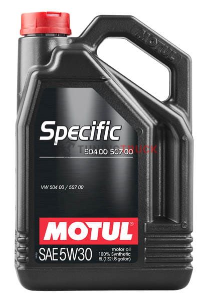 5 л MOTUL SPECIFIC 504.00-507.00 для бензиновых и дизельных двигателей  VOLKSWAGEN