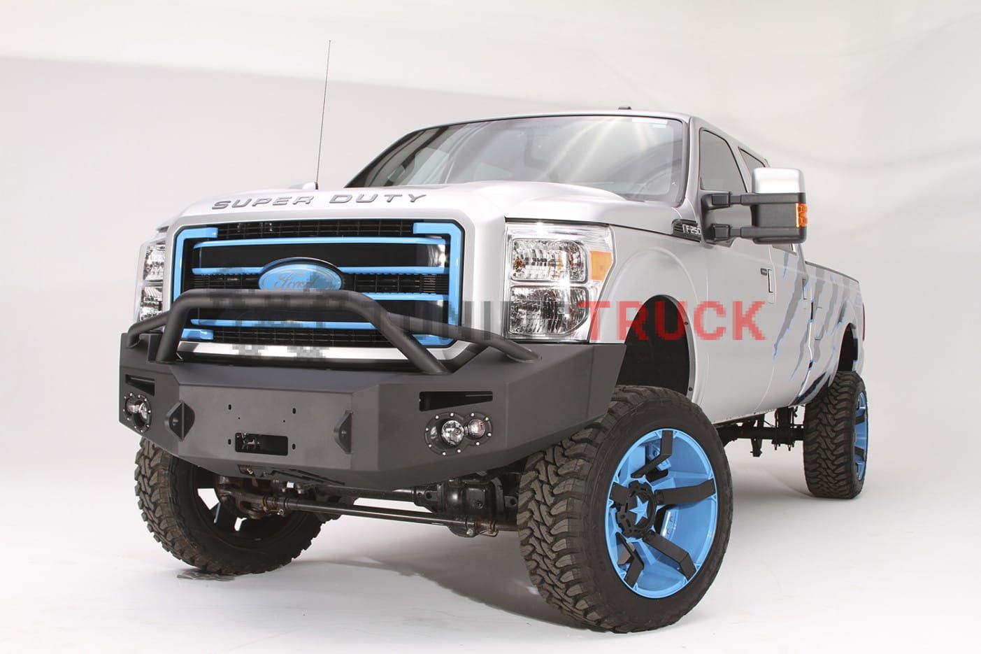 2011-2016 Ford Super Duty F250 - F350 Winch Bumper w/  Pre-Runner Grill Guard Bare