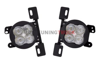 Комплект противотуманных белых LED-фар SS3 Pro MR с кронштейнами