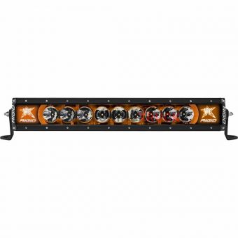 Фара RIGID 20″ Radiance Plus-Серия (9 Светодиодов) - янтарная подсветка 