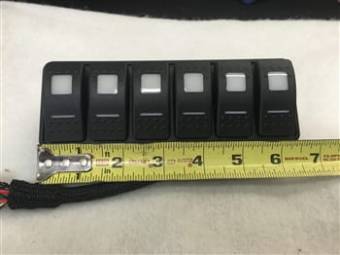 Modular 6 Switch Panel Universal Dual LED 36 Inch Cable Red sPOD