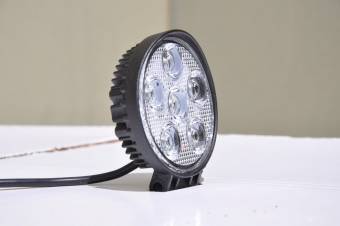 5" Round Off Road Light 18W Spot 3W LED Black