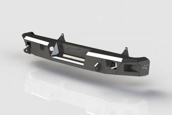 Задний силовой бампер BMS PRO-Line для Toyota Tundra 2007-13, покрытие Raptor + цинкование