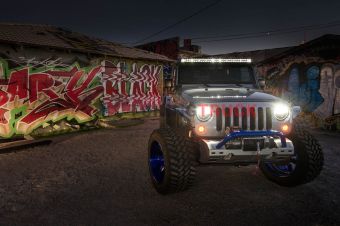 Изогнутая LED-балка RIGID Radiance Plus 40″ с RGB подсветкой корпуса 