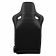Спортивные сиденья анатомические серии Elite-X Series Sport Seats - Black Leatherette (Purple Stitching)