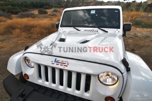 Капот  Airborne для JEEP JK 2007-2016, JKU - 2007-2016.