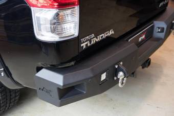 Задний силовой бампер BMS PRO-Line для Toyota Tundra 2007-13, покрытие Raptor + цинкование