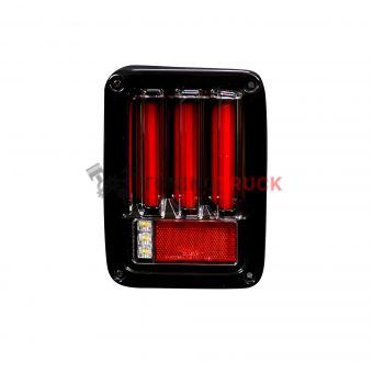 Jeep 07-17 JK Wrangler OLED Bar-Style LED Taillights - Smoked Lens