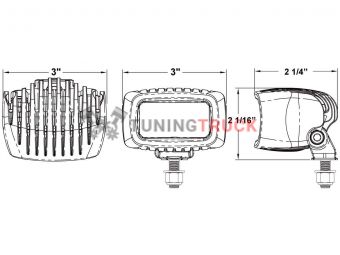SR-M Серия PRO (2 светодиода) – ближний свет  