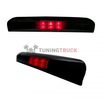 Dodge 02-08 RAM 1500 & 03-09 RAM 2500/3500 - Red LED 3rd Brake Light Kit w/ White LED Cargo Lights - Smoked Lens