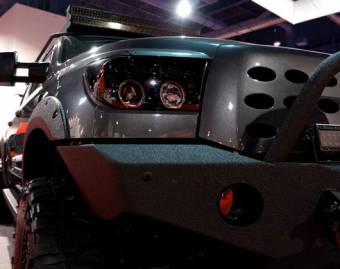 Toyota Tundra & Sequoia 07-13 PROJECTOR HEADLIGHTS - Smoked / Black