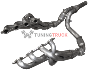 Длиннотрубные выпускные коллекторы 1-3/4"×3'' с катализаторами для GM Truck 5.3L, 2014+