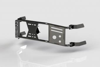 Калитка под запаску BMS Alfa для UAZ Patriot 2008-20, полимерное покрытие