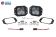 Комплект белых врезных LED-модулей SS3 с красной подсветкой, рабочий свет