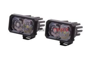 Белые LED-модули SSC2 Sport с белой подсветкой, дальний свет
