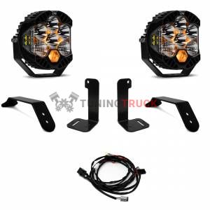 Комплект LED фар LP6 для бампера Jeep Wrangler JL, с темблерным переключателем