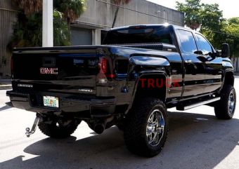 GMC & Chevy 14-17 Sierra & Silverado (3rd GEN) - Red LED 3rd Brake Light Kit w/ White LED Cargo Lights - Smoked Lens