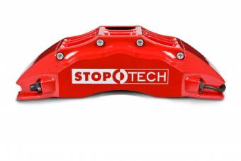 Усиленная тормозная система 6 поршней с черными суппортами