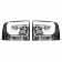 Ford Superduty 05-07 F250/F350/F450/F550 PROJECTOR HEADLIGHTS w/ Ultra High Power Smooth OLED HALOS & DRL - Clear / Chrome