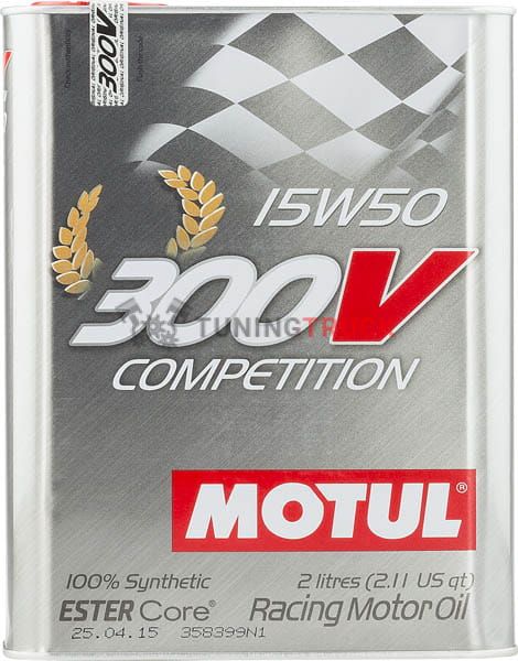 2 л MOTUL 300V COMPETITION произведено по технологии ESTER Core®