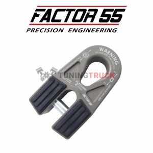 Шaкл для буксировки с крюком FLATLINK "E" (Expert) - серый