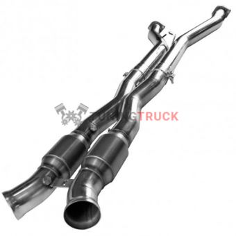 X-Pipe для Corvette C5, 1997-2004, 3'' x OEM', с кат. High Flow