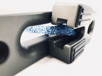 Плоский складной коуш - серый