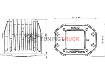 Фары D-серии PRO  - Врезная установка, рабочий свет 
