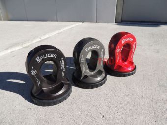 Коуш для синтетического троса 3/8-1/2" - красный