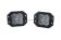 Комплект белых врезных LED-модулей SS3 с красной подсветкой, рабочий свет
