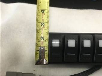 Modular 6 Switch Panel Universal Dual LED 36 Inch Cable Red sPOD