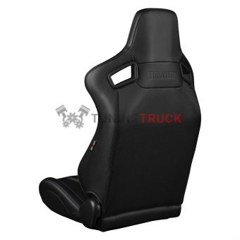 Спортивные сиденья анатомические серии Elite-X Series Sport Seats - Black Leatherette (Purple Stitching)