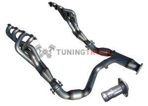 Длиннотрубные выпускные коллекторы 1-7/8"×3'' без катализаторов для GM Truck 1500 6.2L, 2007-08
