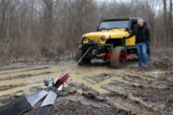 Буксировочное устройство 6.5" для лебедок, цвет красный