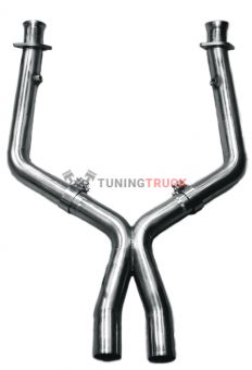Приемные трубы X-Pipe без кат. для Mustang GT, 2005-2010, 2.5'' х 2.5''