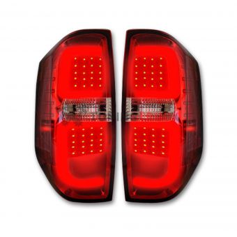 Toyota Tundra 14-17 LED Taillights - Red Lens