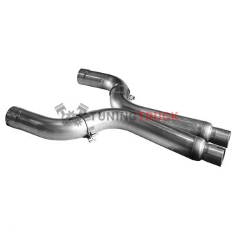 Приемные трубы X-Pipe без кат. Ford Shelby GT500, 2007-2014, 3.5''