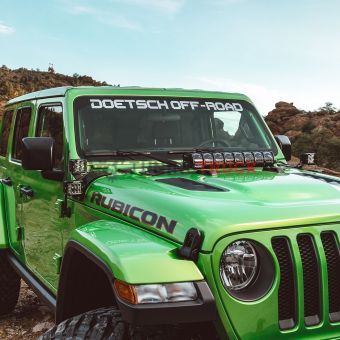 JEEP Wrangler JL Крепление на капот для фары 20″ ADAPT 