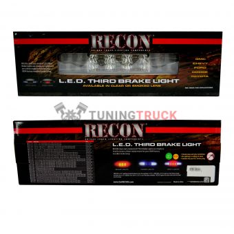 Dodge 02-08 RAM 1500 & 03-09 RAM 2500/3500 - Red LED 3rd Brake Light Kit w/ White LED Cargo Lights - Clear Lens