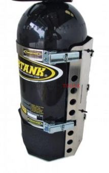 Power Bracket, Aluminum, 10lb./15 lb. CO2 Tank, 6.9" dia.