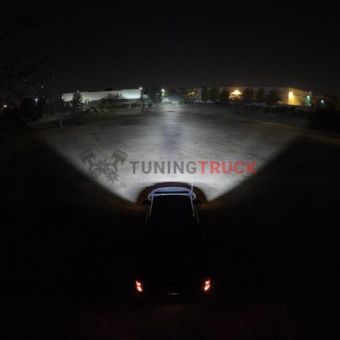 Изогнутая LED-балка RIGID Radiance Plus 40″ с RGB подсветкой корпуса 