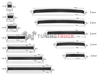 Фара светодиодная  RIGID 30" E-серия PRO - дальний свет (Чёрная оптика) 
