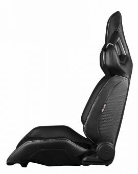 Спортивные сиденья серии Alpha-X, черные/серая строчка