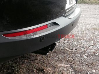 20161 Насадка №48 - вход 57 мм, диаметр 83х89 мм, длина 200 мм (черный хром), шт